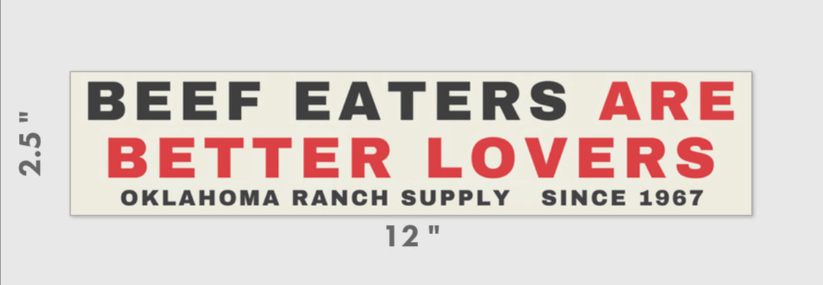 Beef Eaters Bumpersticker