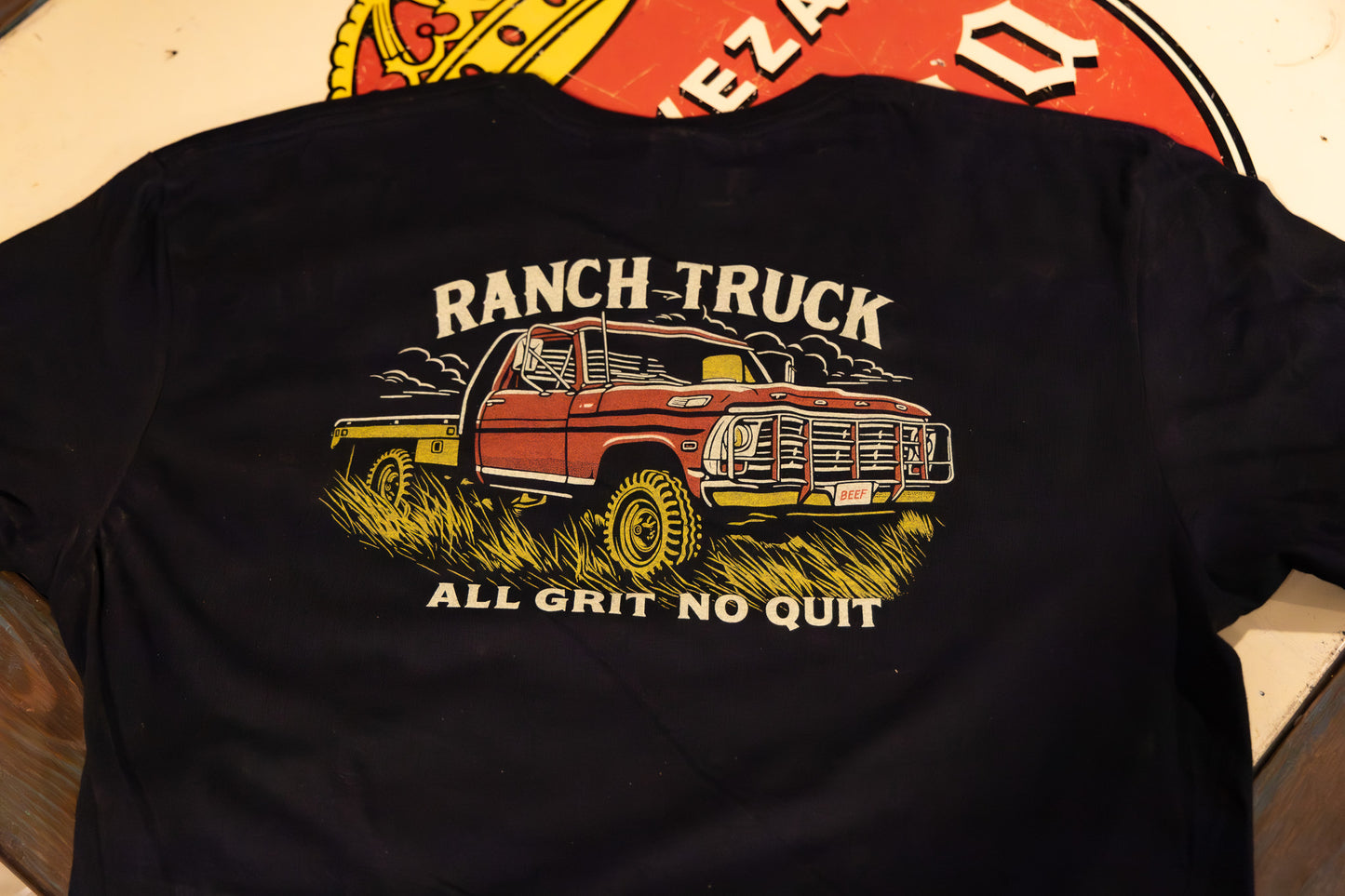 Ranch Truck Tee – All Grit, No Quit