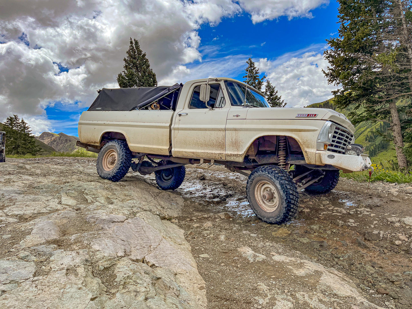 Vintage San Juan Mountains 4 Wheeling Sticker